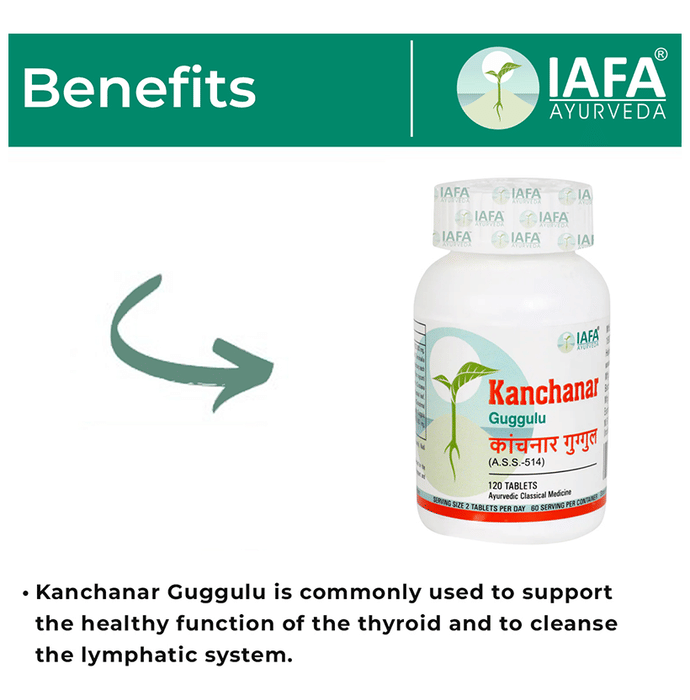 Iafa Ayuveda Kanchanar Guggulu Tablets