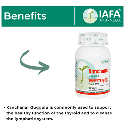 Iafa Ayuveda Kanchanar Guggulu Tablets