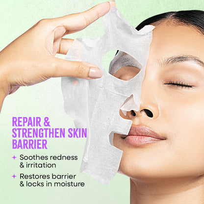 Nykaa Naturals Korean Sheet Mask With Cica & Ceramide For Barrier Repair & Deep Hydration Boost