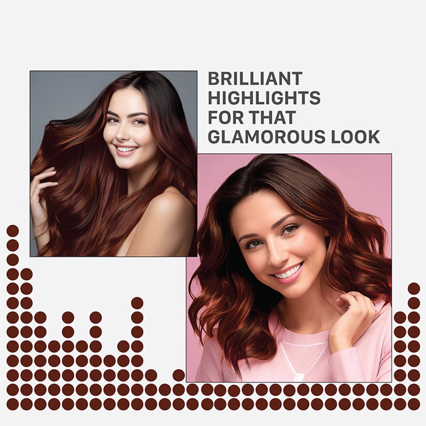 Streax Hair Colour Highlighting Kit - DIY Application, Enriched With Walnut & Argan Oil, Latte Brown - Latte Brown