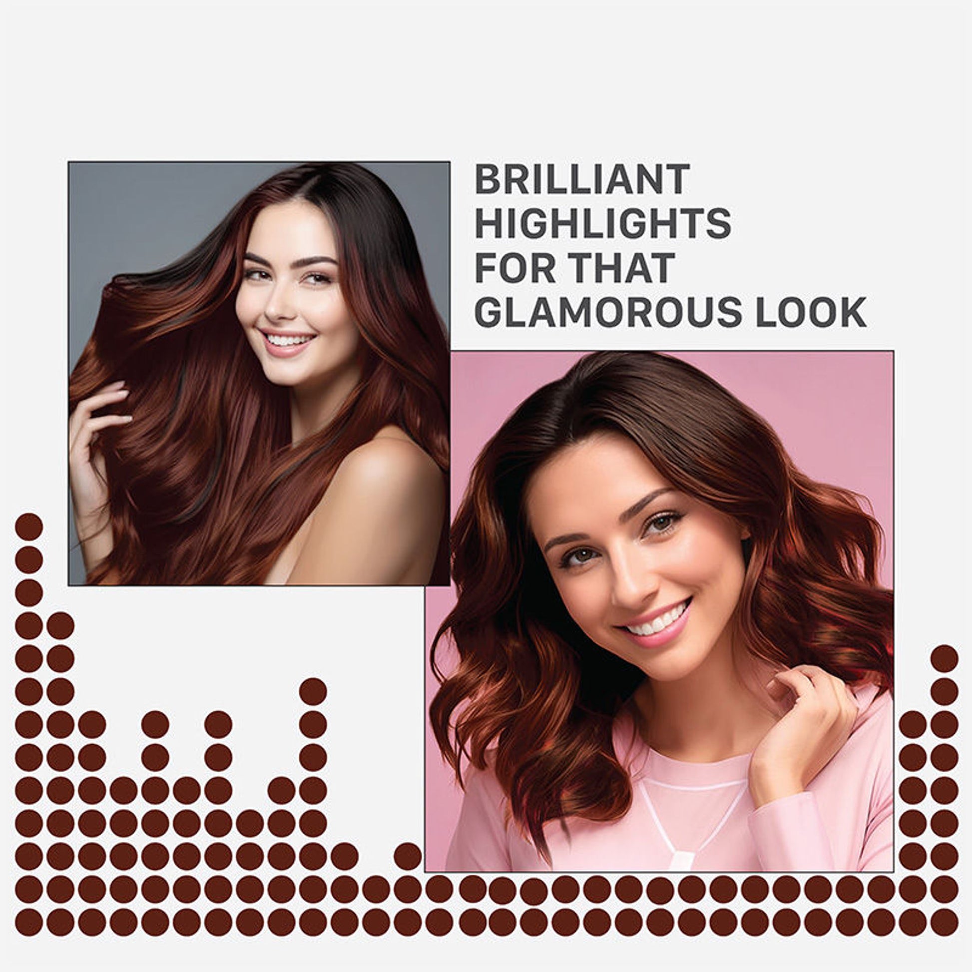 Streax Hair Colour Highlighting Kit - DIY Application, Enriched With Walnut & Argan Oil, Latte Brown - Latte Brown