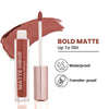 Swiss Beauty Matte Hour Waterproof Liquid Lipstick, Up To 10-Hour - 3 Bare Cosmo