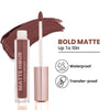 Swiss Beauty Matte Hour Waterproof Liquid Lipstick, Up To 10-Hour - 8 Smoked Bourbon