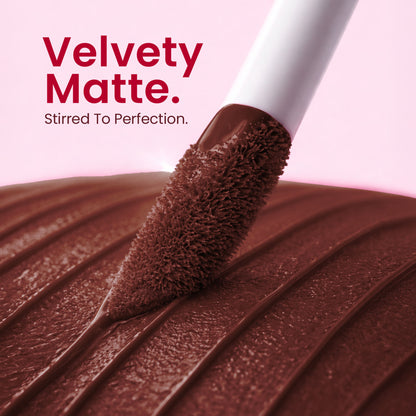 Swiss Beauty Matte Hour Waterproof Liquid Lipstick, Up To 10-Hour - 8 Smoked Bourbon