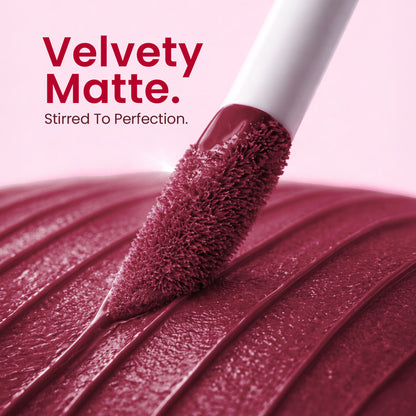Swiss Beauty Matte Hour Waterproof Liquid Lipstick, Up To 10-Hour - 14 Mulled Merlot