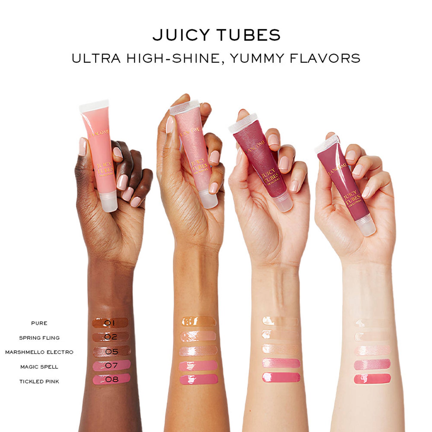 Lancome Limited Edition Juicy Tubes Trio Kit (Best Selling High Shine Lip Gloss)