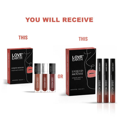 Love Earth Liquid Mousse Matte Lipstick - Deeps