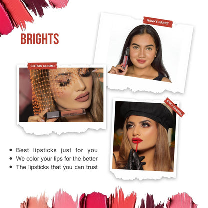 Love Earth Liquid Mousse Matte Lipstick - Brights