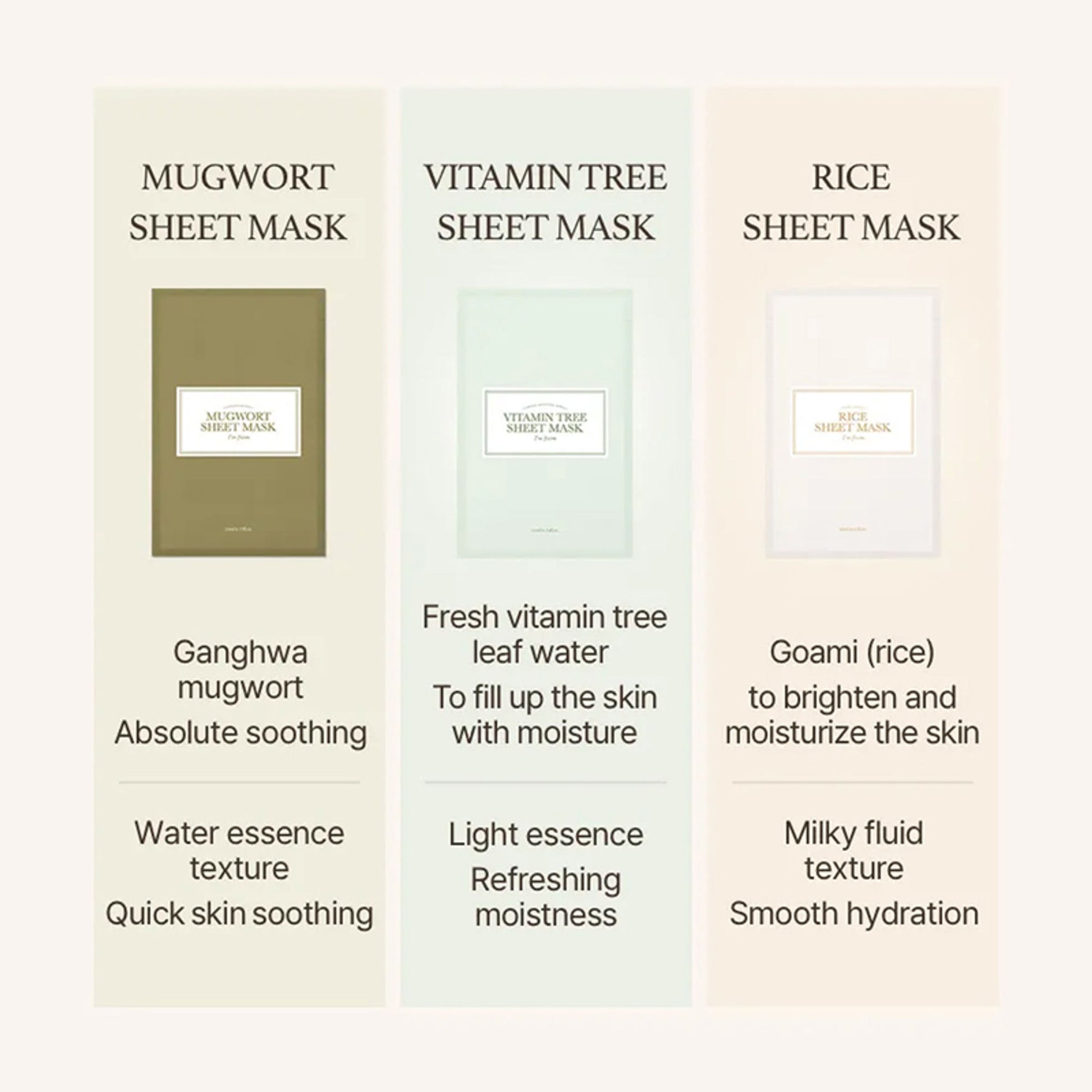 I'm From Rice Sheet Mask