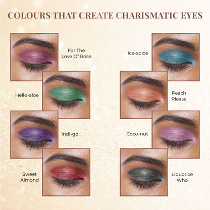 Just Herbs 8 In 1 Eye Shadow Lidsticks Highly-pigmented Long-lasting Smudge-proof - Herbi-wore