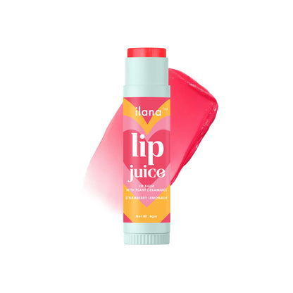 Ilana Lip Juice Hydrating & Plumping Tinted Lip Balm - Strawberry Lemonade
