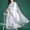 Dhiyona IE Floral Printed Pure Cotton Kurta with Trousers & Dupatta