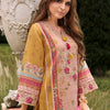 Dhiyona IE Women Embroidered Thread Work Linen Kurta with Trousers & With Dupatta