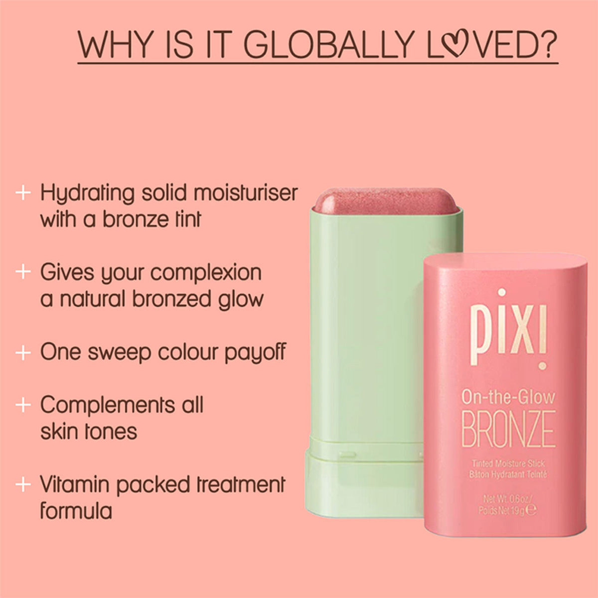 PIXI On The Glow Bronze - Warm