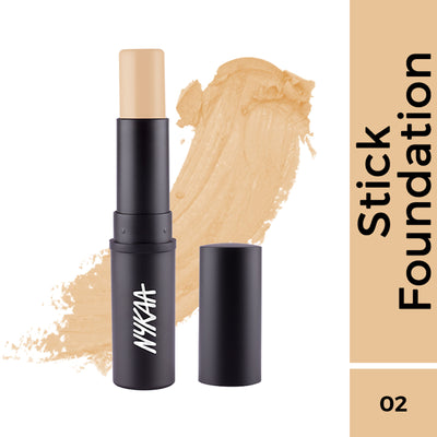 Nykaa Cosmetics SKINgenius Foundation Stick Conceal Contour & Corrector - Natural Buff 02