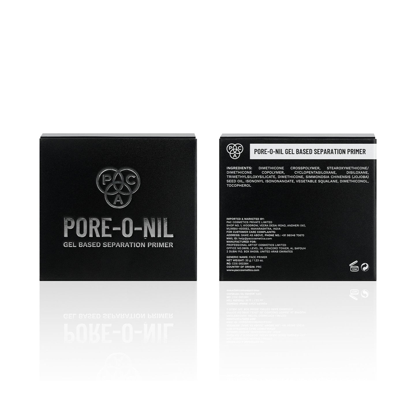 PAC Pore-O-Nill Separation Primer - Advanced Pore Minimising Gel Formula, Lightweight & Hydrating
