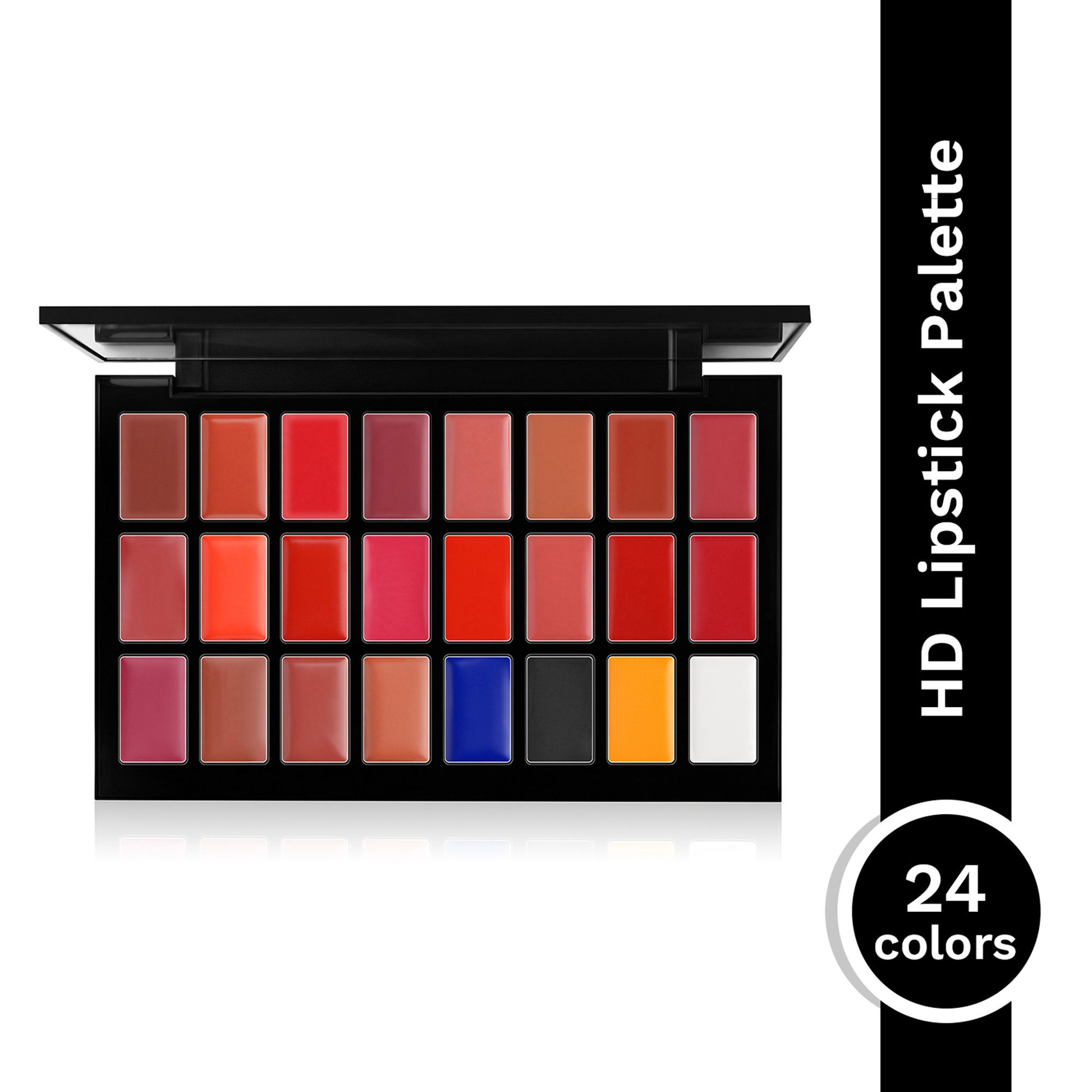 PAC Studio HD Lipstick Vault Palette X24 - Create 100+ Lip Shades, Intense Color Payoff, Lightweight