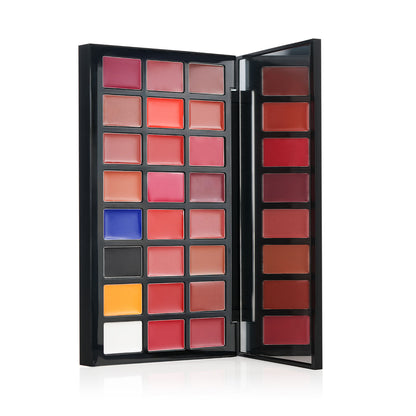 PAC Studio HD Lipstick Vault Palette X24 - Create 100+ Lip Shades, Intense Color Payoff, Lightweight