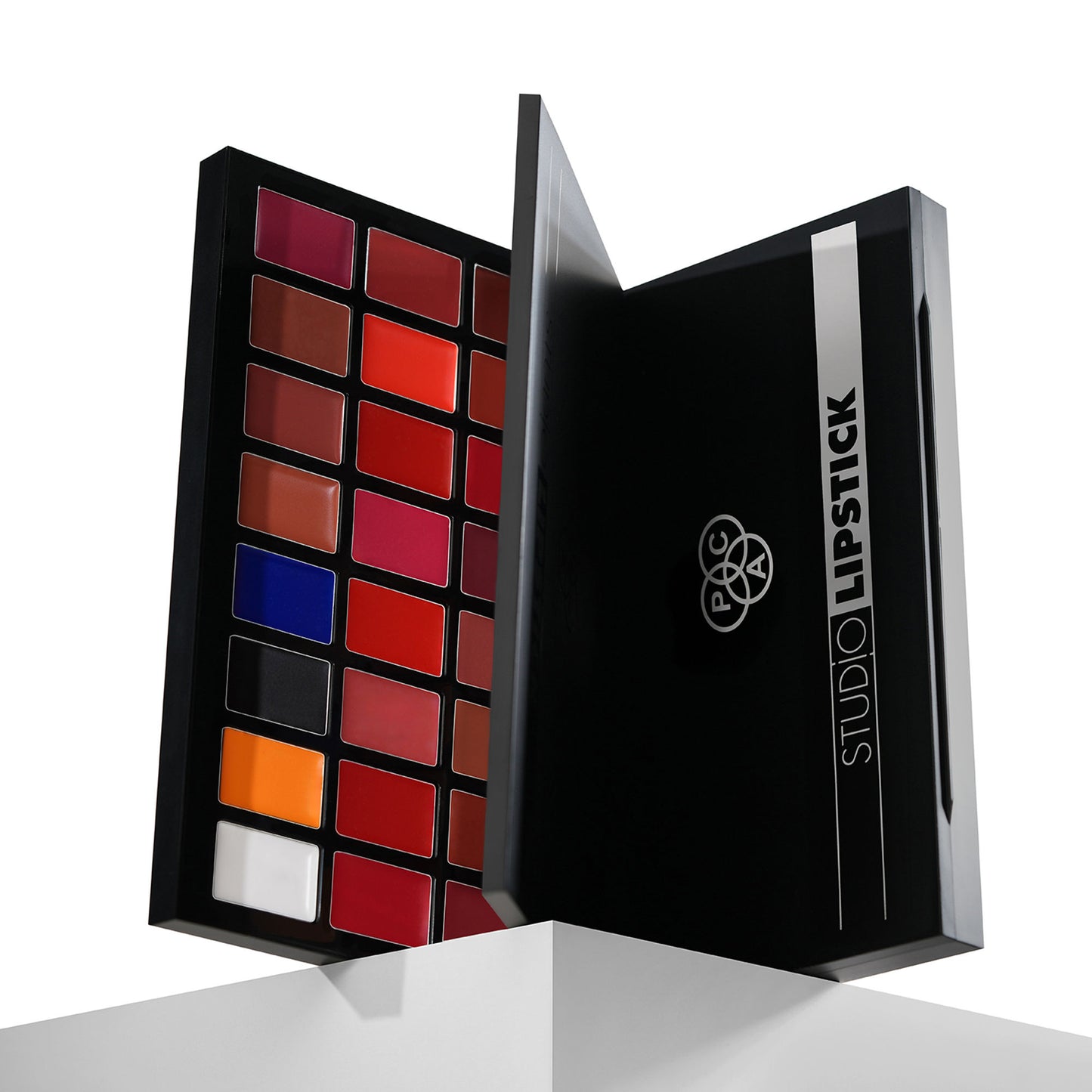 PAC Studio HD Lipstick Vault Palette X24 - Create 100+ Lip Shades, Intense Color Payoff, Lightweight