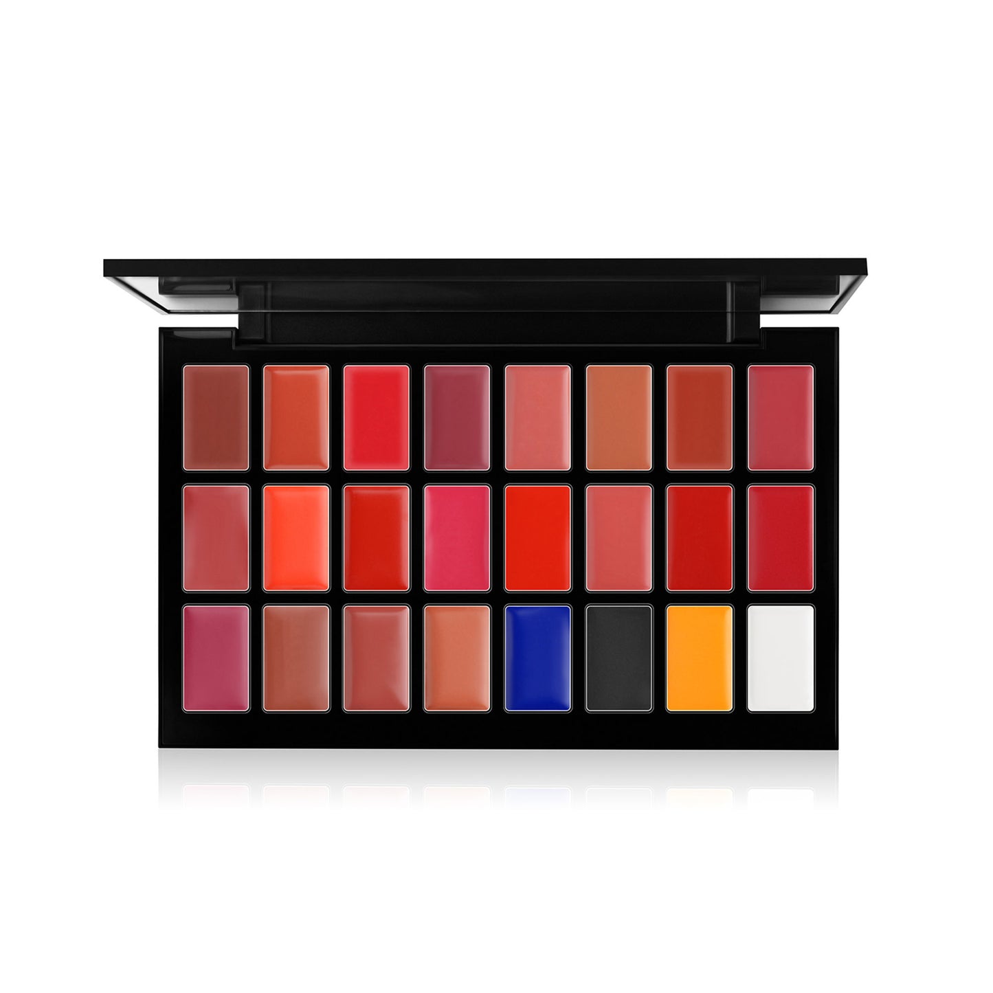 PAC Studio HD Lipstick Vault Palette X24 - Create 100+ Lip Shades, Intense Color Payoff, Lightweight