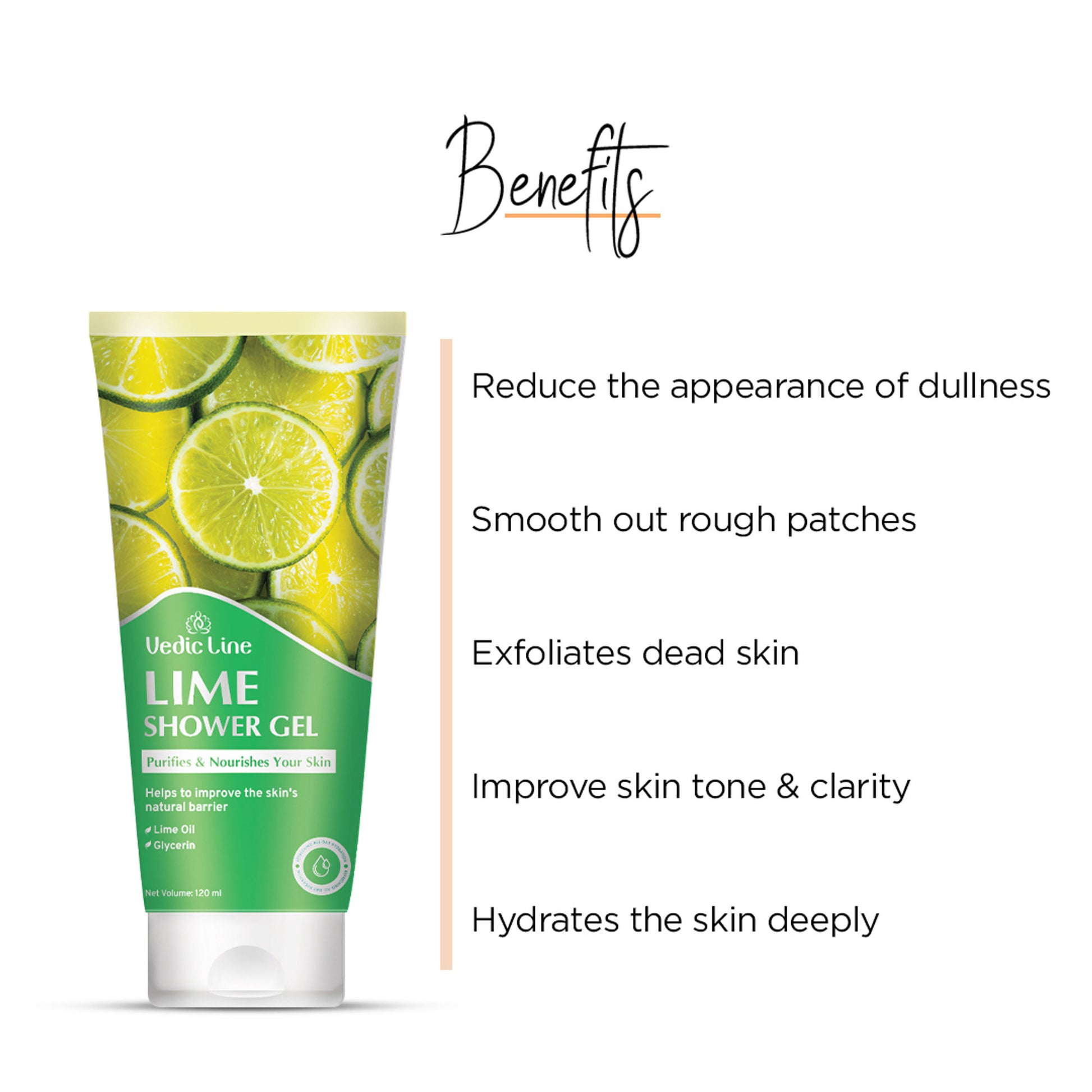 Vedic Line Lime Shower Gel