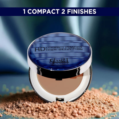 GLAM21 HD Compact Powder - Ivory