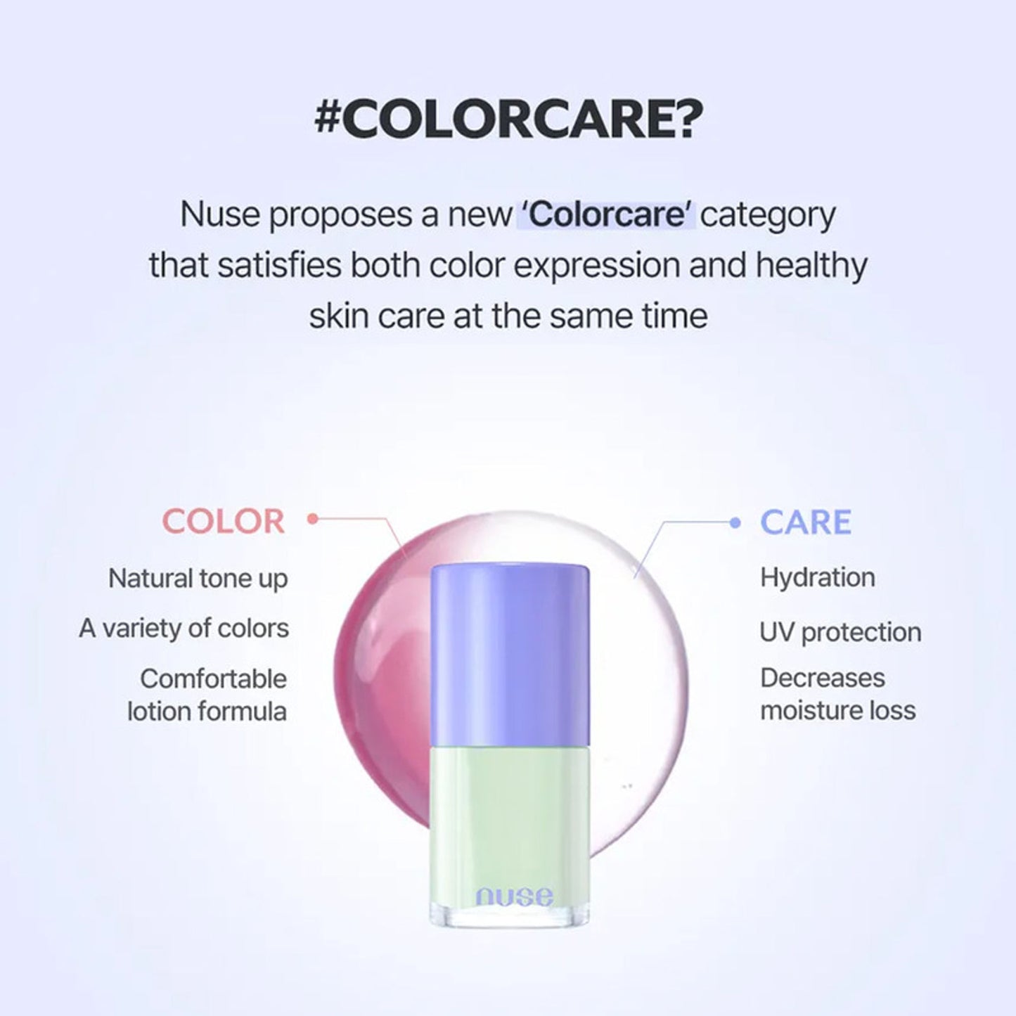 NUSE Care Tone-Up - Peach