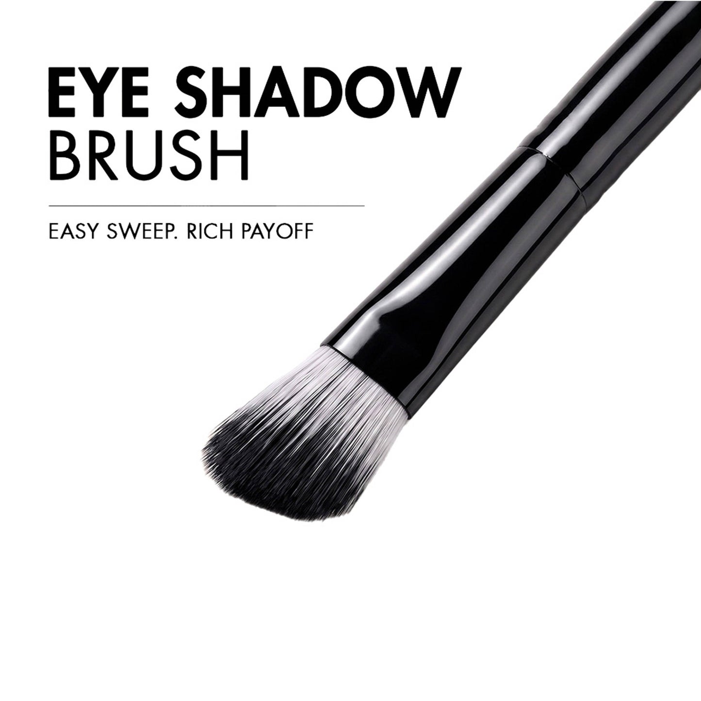 Flicka Professional Super Soft Dense Bristles Hd Finish For Eyes Makeup - 10 Eye Shadow Brush