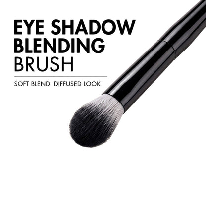 Flicka Professional Super Soft Dense Bristles Hd Finish For Eyes Makeup - 12 Eye Shadow Brush