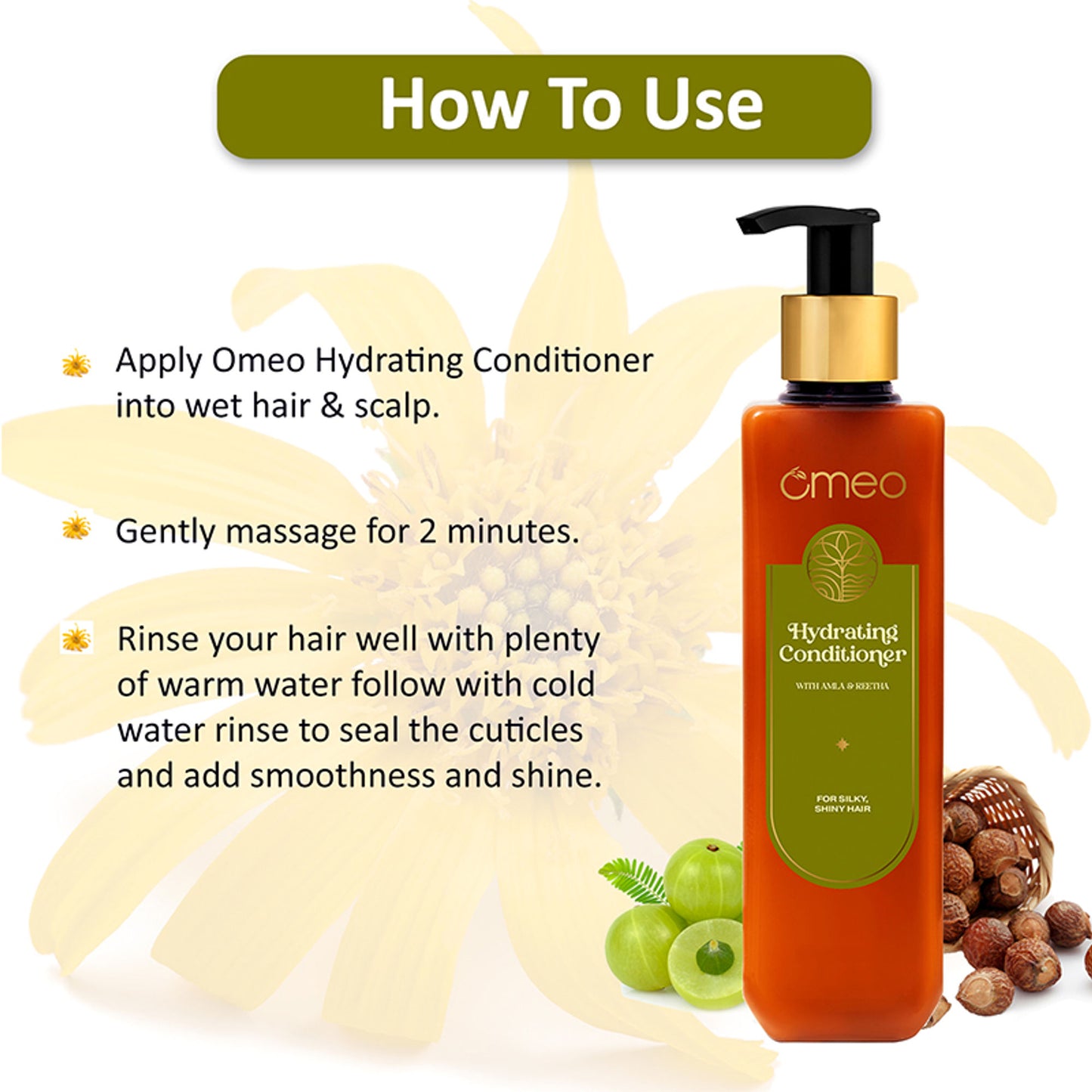 Omeo Hydrating Conditioner with Amla & Reetha