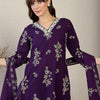 Dhiyona IE Women Floral Printed Regular Pure Cotton Kurta with Trousers & Dupatta