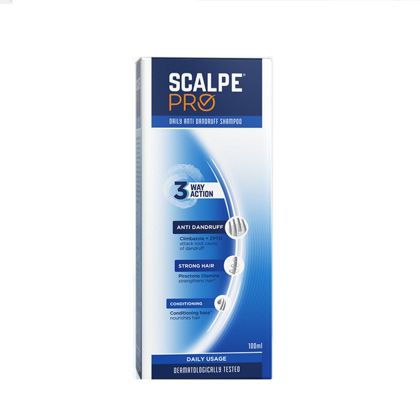 Scalpe Pro Daily Use Anti-dandruff shampoo with Climbazole & ZPTO for dandruff free scalpe