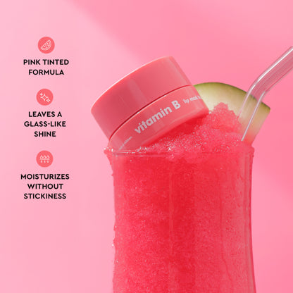 The Face Shop Vitamin Korean Lip Sleeping Mask for Dark, Dry, Pigmented Lips - Watermelon