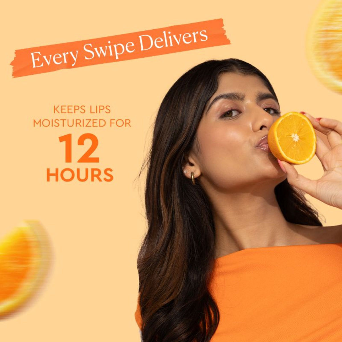 The Face Shop Vitamin Korean Mini Lip Sleeping Mask for Dark, Dry, Pigmented Lips - Orange
