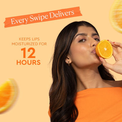 The Face Shop Vitamin Korean Mini Lip Sleeping Mask for Dark, Dry, Pigmented Lips - Orange