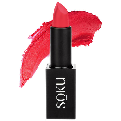 SOKU Censored Creamy Matte Lipstick - Under Age Red