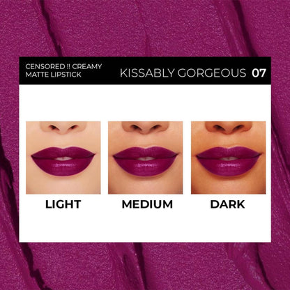 SOKU Censored Creamy Matte Lipstick - Kissably Gorgeous