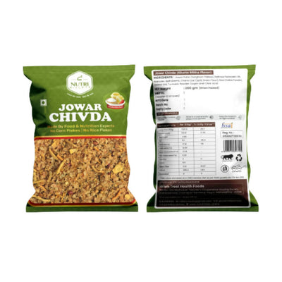 NutriMillets Jowar Flakes Chivda - Khatta Mitha Flavor