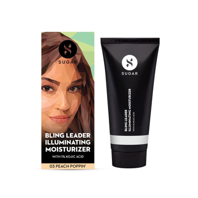 SUGAR Bling Leader Illuminating Moisturizer Strobe Cream with Vitamin E - 03 Peach Poppin