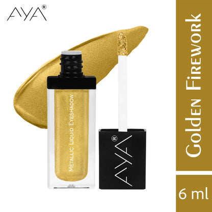 AYA Metallic Liquid Eyeshadow - 01 Golden Fireworks