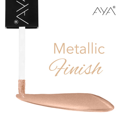 AYA Metallic Liquid Eyeshadow - 02 Pink Champagne