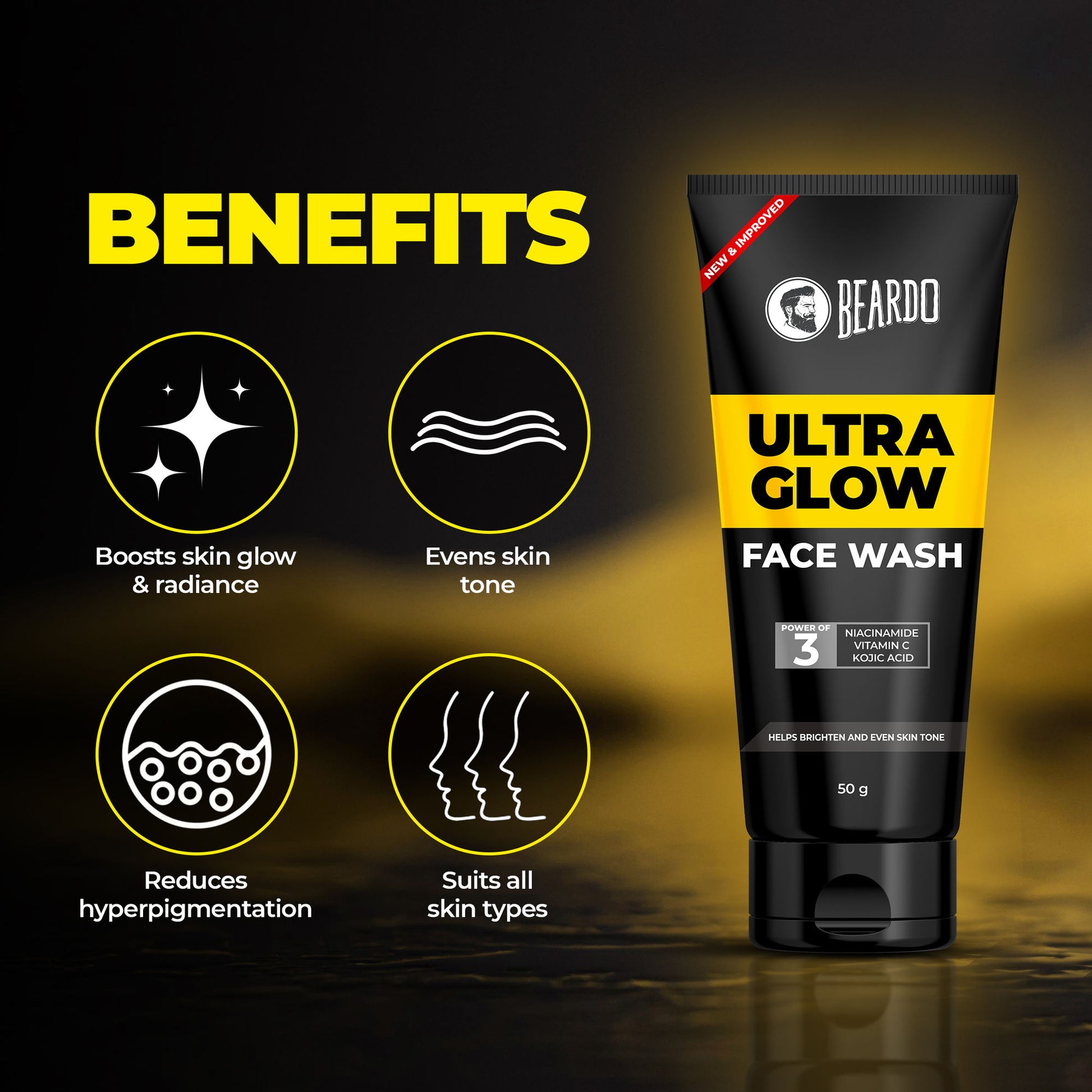 Beardo Ultraglow Facewash for Men