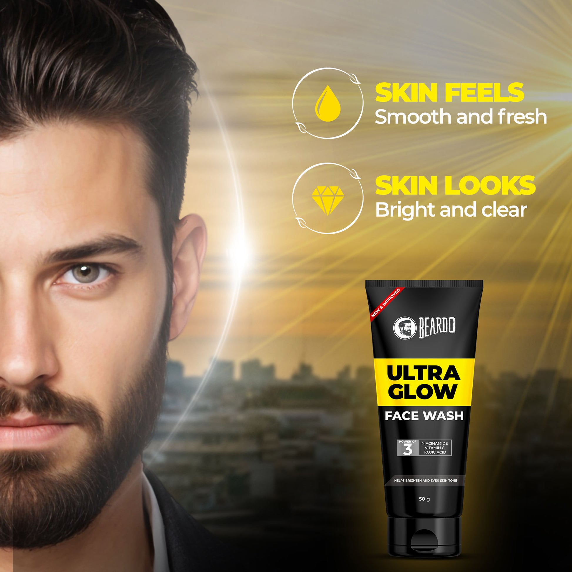 Beardo Ultraglow Facewash for Men
