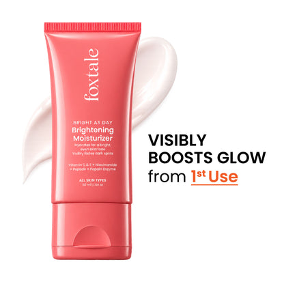 Foxtale Brightening Moisturiser with Vitamin C & Niacinamide