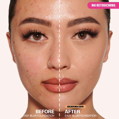 Easy Blur Natural Airbrush Foundation with Niacinamide - Golden Milk 307N