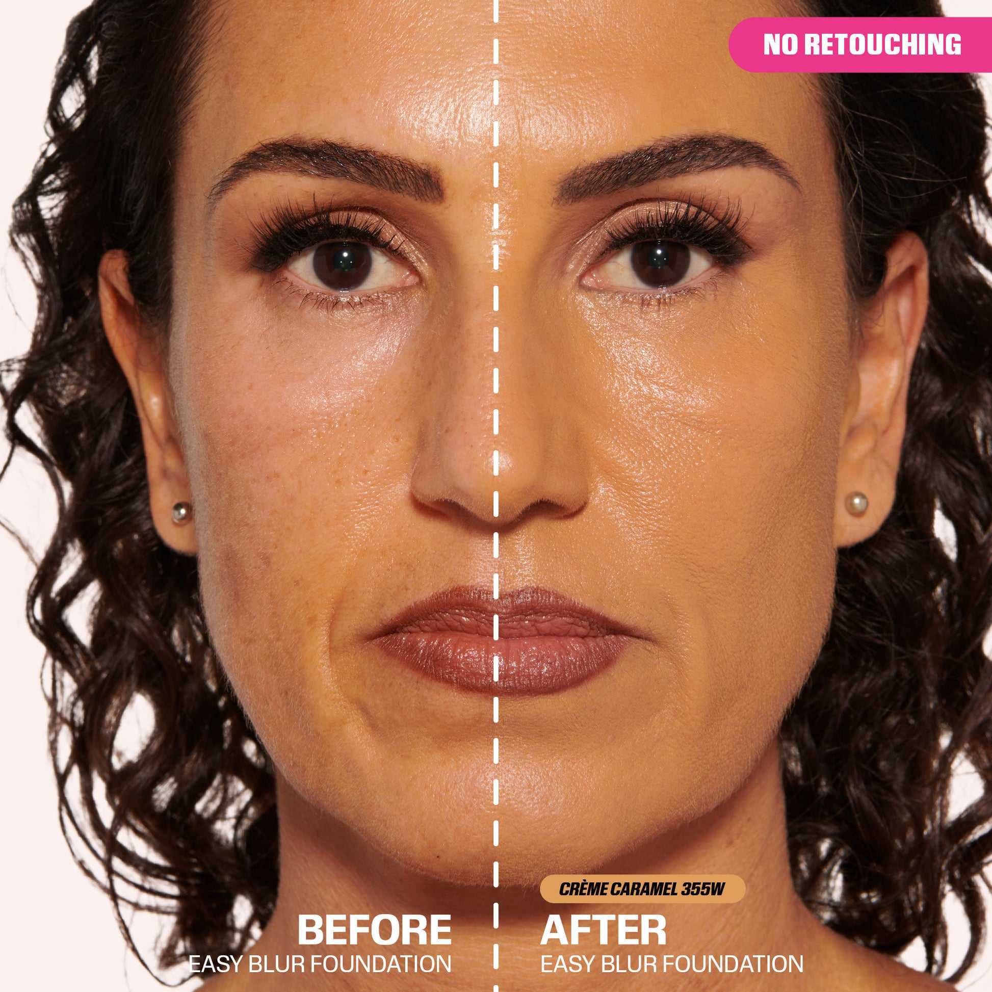 Easy Blur Natural Airbrush Foundation with Niacinamide - Creme Caramel 355N