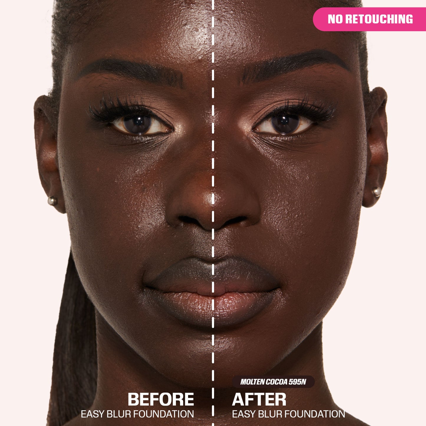 Easy Blur Natural Airbrush Foundation with Niacinamide - Molten Cocoa 595N