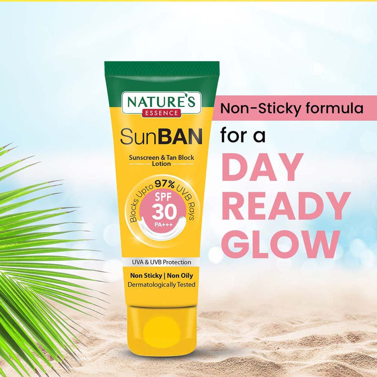 Nature's Essence Sunban Spf 30 Pa+++ Sunscreen & Tan Block Lotion