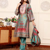 Dhiyona VA Women'sEthnic Motifs Printed Chanderi Silk Tunic With Trousers