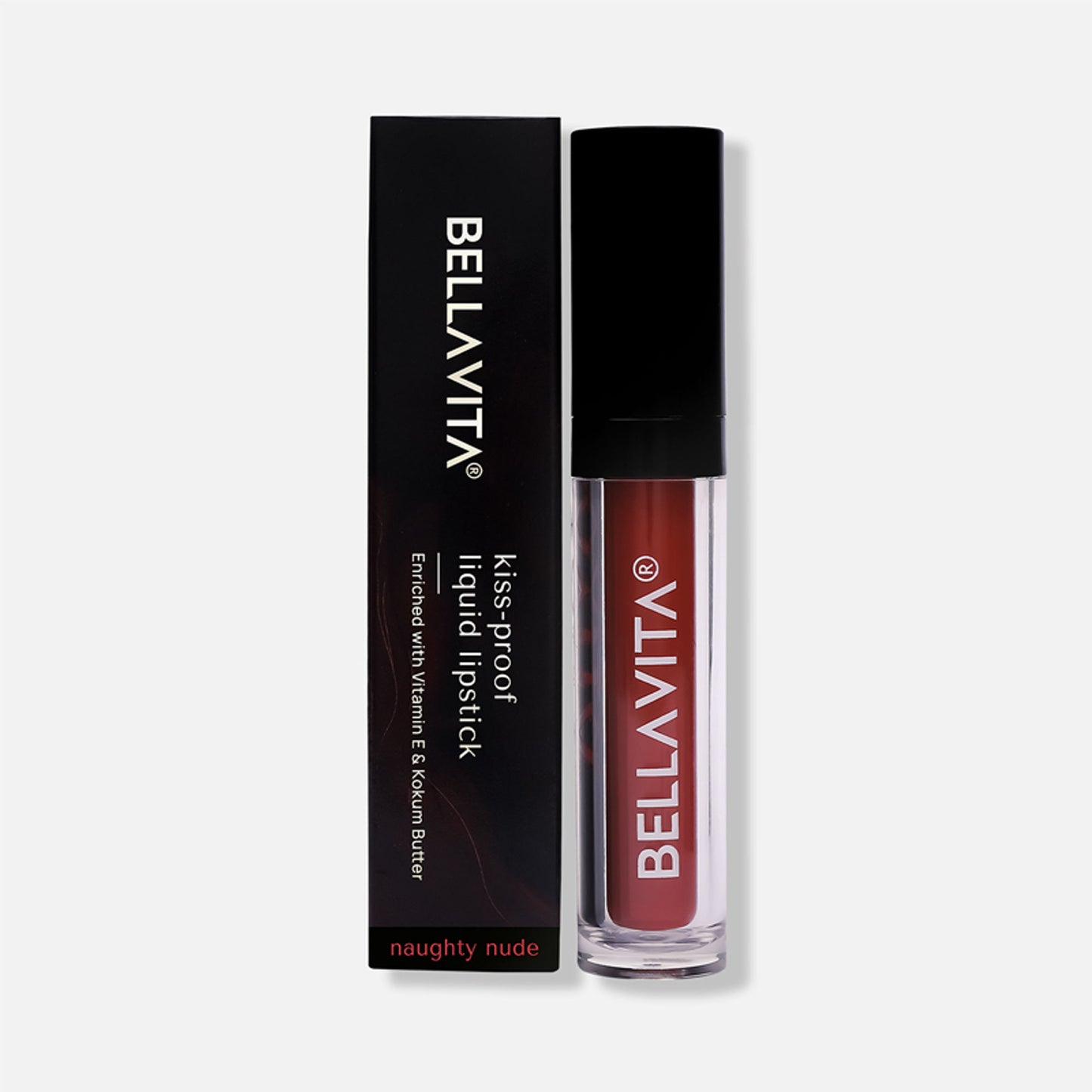 Bella Vita Organic Kiss-Proof Liquid Lipstick - Naughty Nude